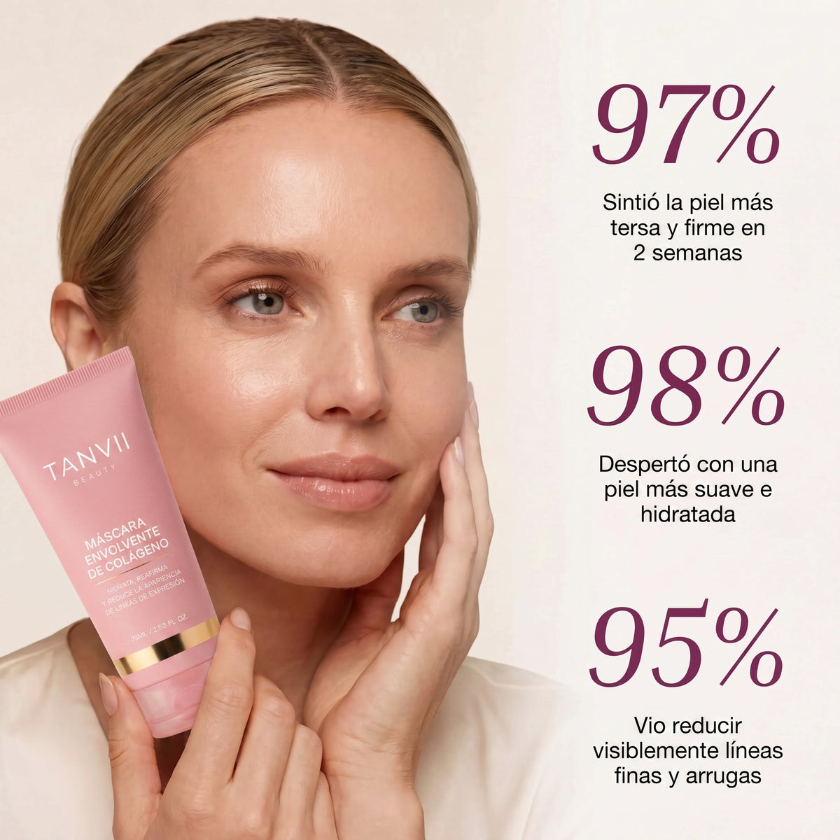Tanvii - Mascarilla de Bio-Colágeno + Brocha