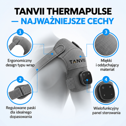 ThermaPulse® Banda de masaje térmica para el hombro