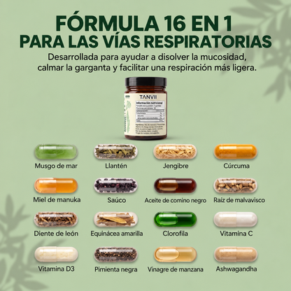 Fórmula 16 en 1 de las gominolas Sea Moss TANVII