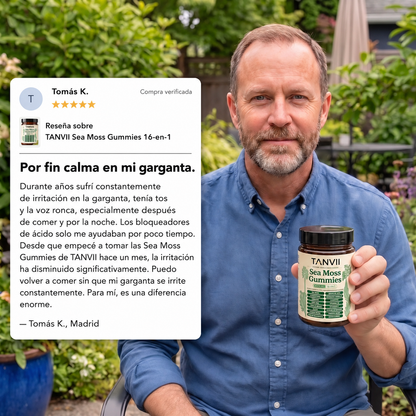 Opinión de Tomás K. sobre las gominolas Sea Moss TANVII